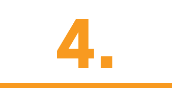 Number 4 with line